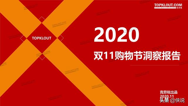 克劳锐：2020双11购物节洞察报告