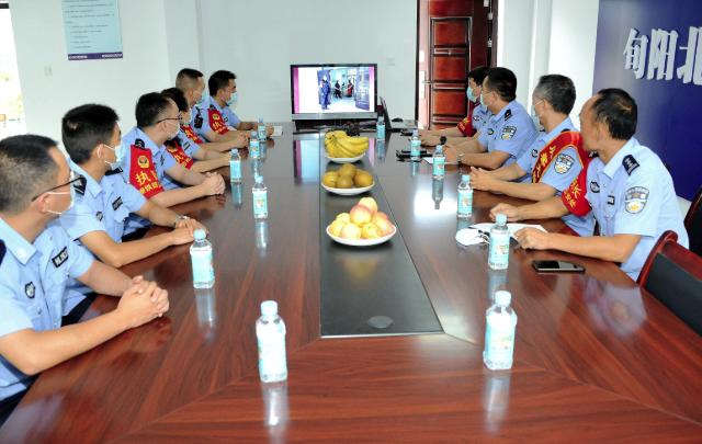 赖恒安同志|旬阳北站派出所欢送退休老民警