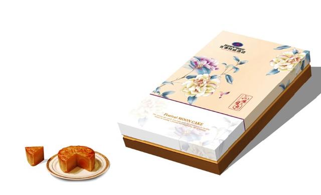 中国风轻奢风格的月饼礼盒包装设计，简单大气吸引眼球(图6)