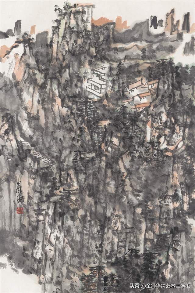 当代水墨名家王保安先生优秀作品（黄山等地写生）赏析系列《三》