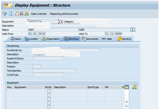 SAP PM 入門系列2 - IE03顯示裝置主資料