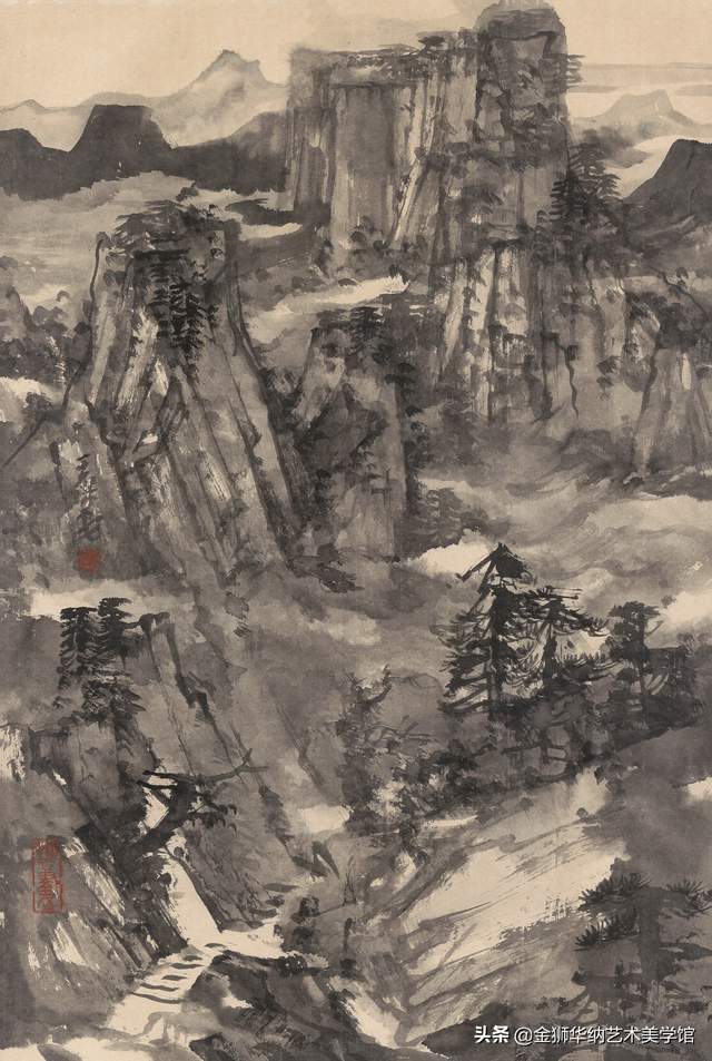 当代水墨名家王保安先生优秀作品（黄山等地写生）赏析系列《三》