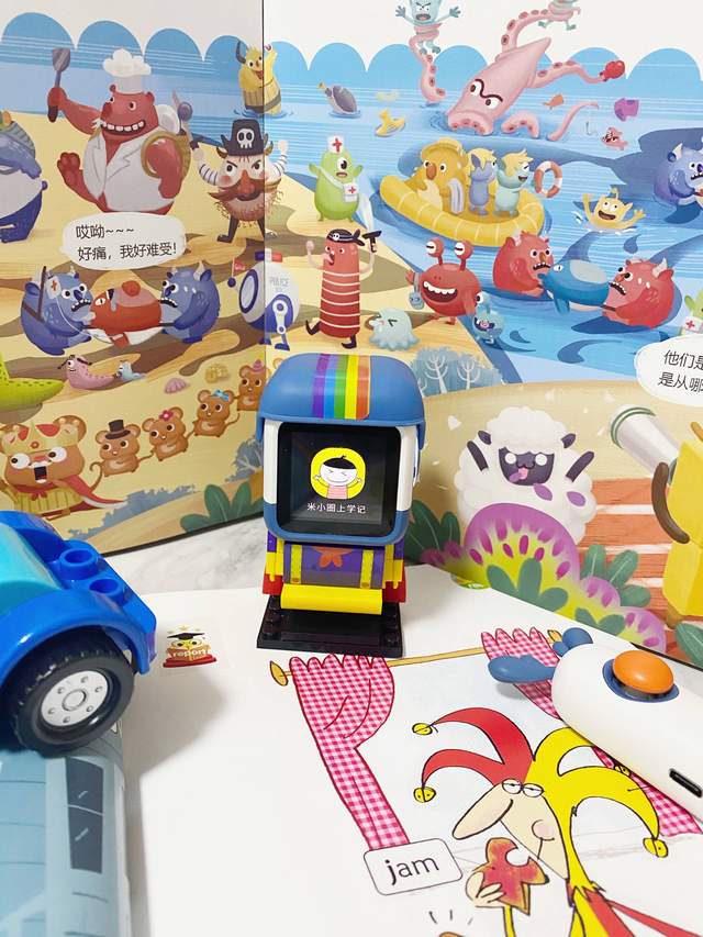 快乐学习的最优选，小木百变悟空点读机器人