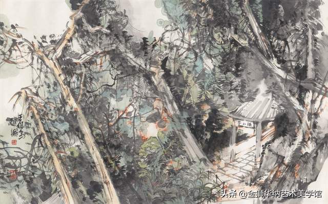 当代水墨名家王保安先生优秀作品（黄山等地写生）赏析系列《三》