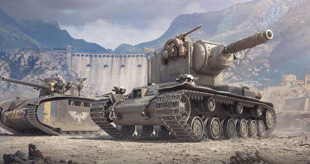 坦克世界德军的恐惧苏联巨人马桶头战神kv2重坦