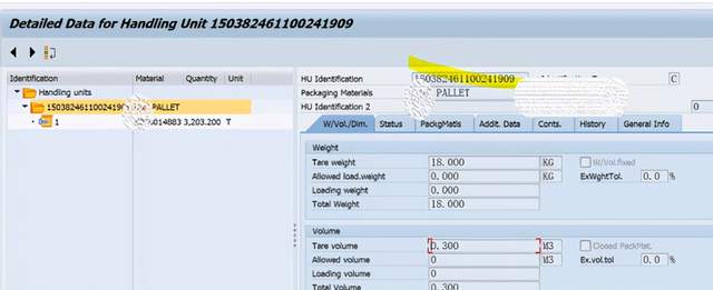 SAP PP為工單建立好HU之後，如何查詢HU號碼？