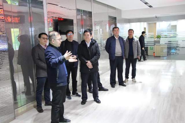 山东省淄博市沂源县副县长张志东带队考察布瑞克农业互联网