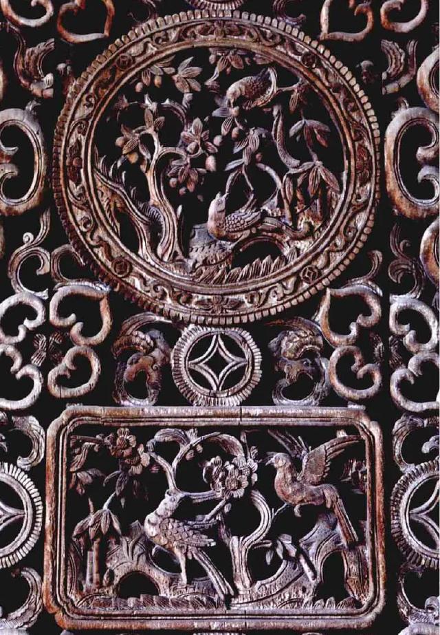 古代木雕花纹图片