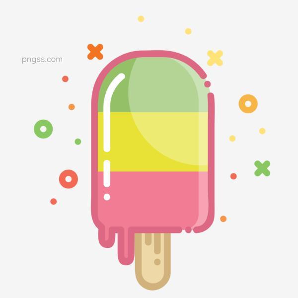 Mbe风格卡通夏日冰淇淋素材png搜索网 精选免抠素材 透明png图片分享下载 Pngss Com