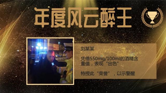 年度酒驾颁奖典礼:
