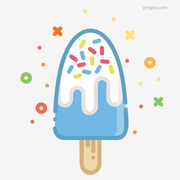 Mbe风格卡通夏日冰淇淋素材png搜索网 精选免抠素材 透明png图片分享下载 Pngss Com