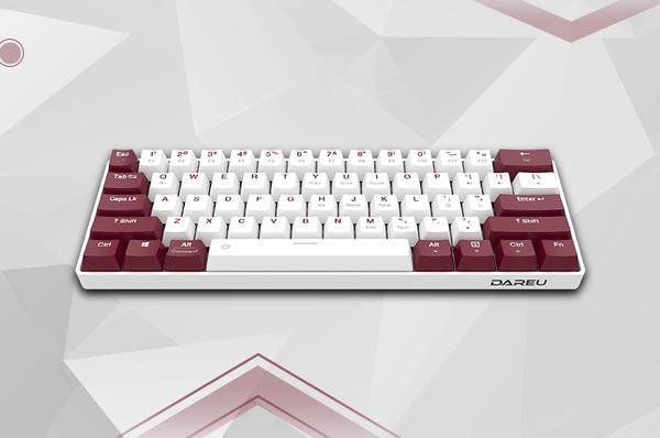 紧凑至简，连接无“限”▎达尔优EK861“朱颜“双模无线机械键盘上线