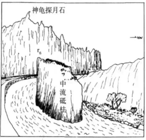 象鼻山素描图片