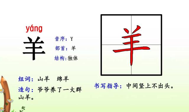 一年级语文下册生字拼音偏旁组词造句