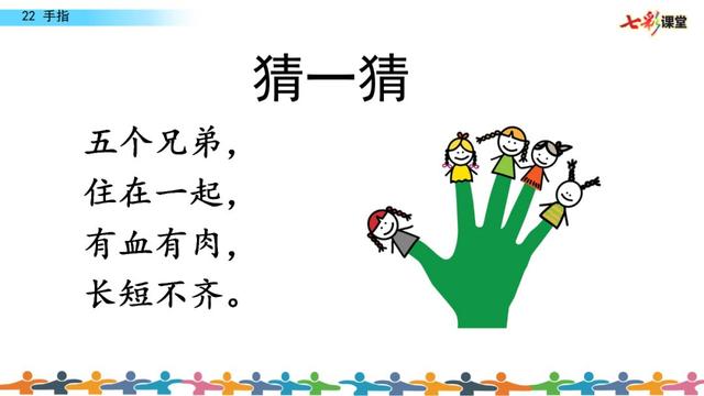 《手指》教学内容ppt课件图片预习-跟我学语文