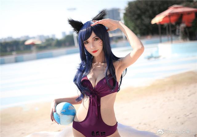 magic耀一微博图片丨英雄联盟·泳池派对·阿狸