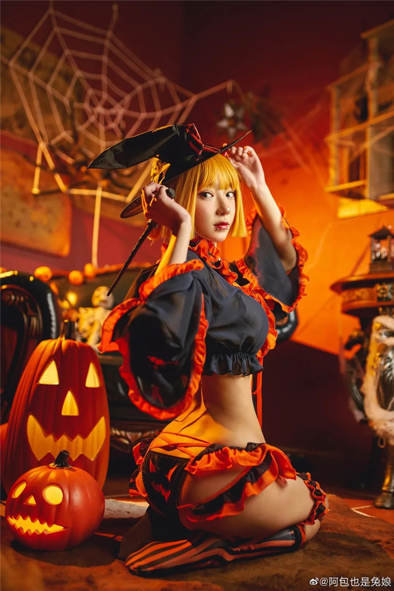阿包也是兔娘图包合集精选丨万圣节小女巫