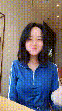 漂亮美女动图内涵图片：可爱的妹子和可爱的舞蹈