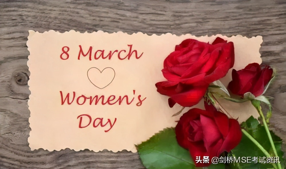 女神节英语海报图片