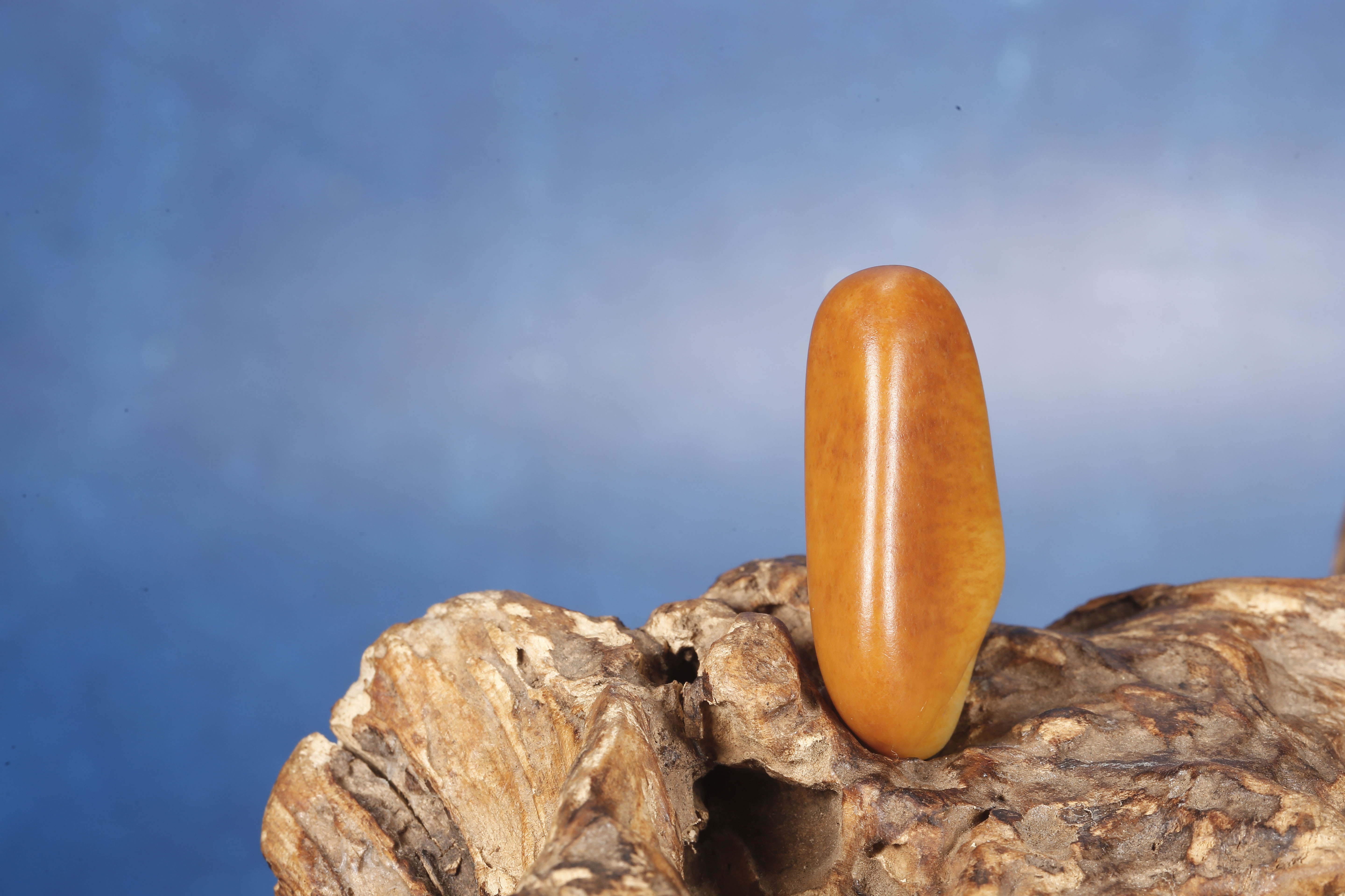 和田玉臻品丨晚霞,金皮原石,新疆和田籽料,邀您共赏