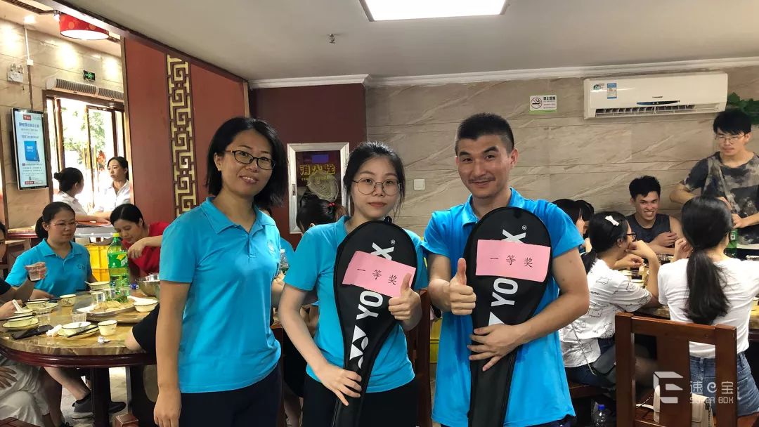 羽毛球活动结果-一等奖