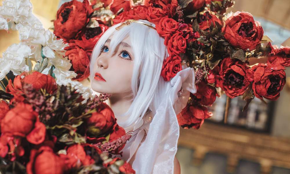 【cosplay】南桃Momoko图包合集精选丨德丽莎花裳月纱