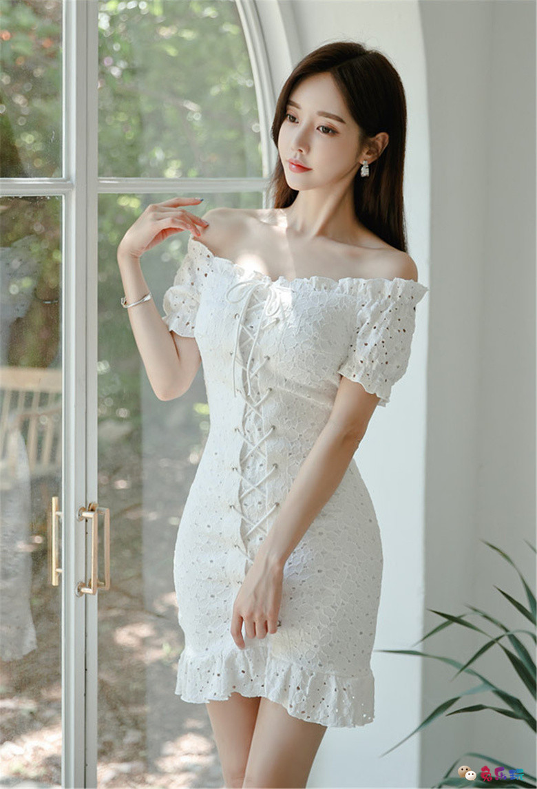 孙允珠：雪黛蔷薇波尔卡曼妙古典礼裙