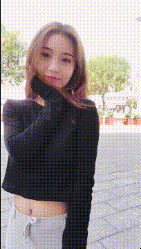 小姨子GIF动图：小姨子来我家做客，这舞蹈是什么意思