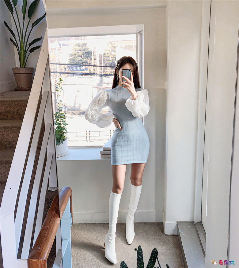 孙允珠丨巴黎油画田园湖泊文艺少女裙