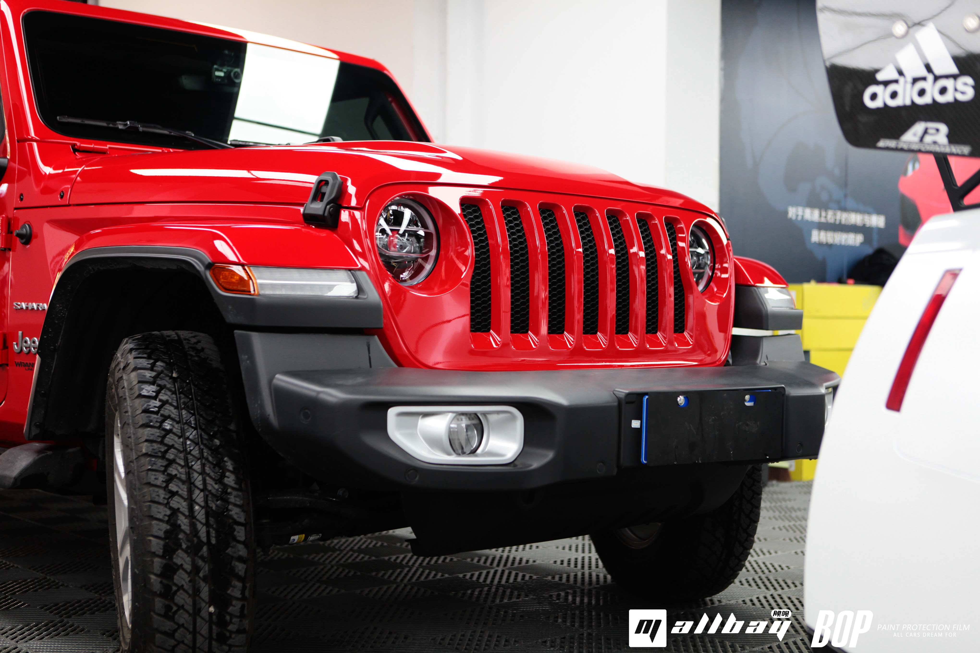 bop案例精选丨极具都市风情吉普jeep牧马人来一辆