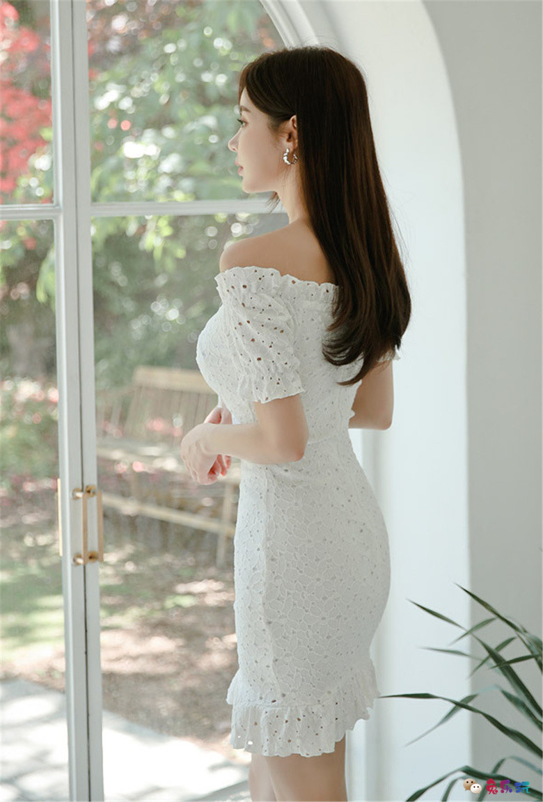 孙允珠：雪黛蔷薇波尔卡曼妙古典礼裙