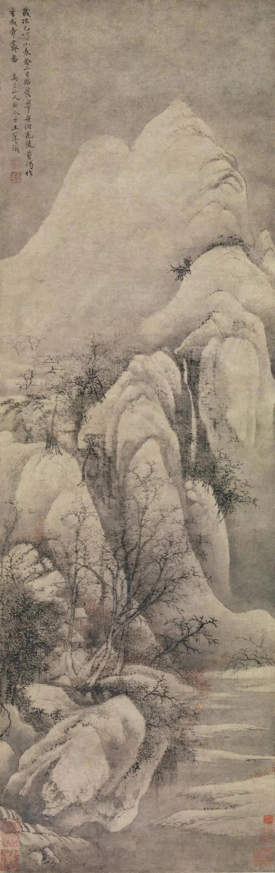 小雪赏古画里的雪景太美了