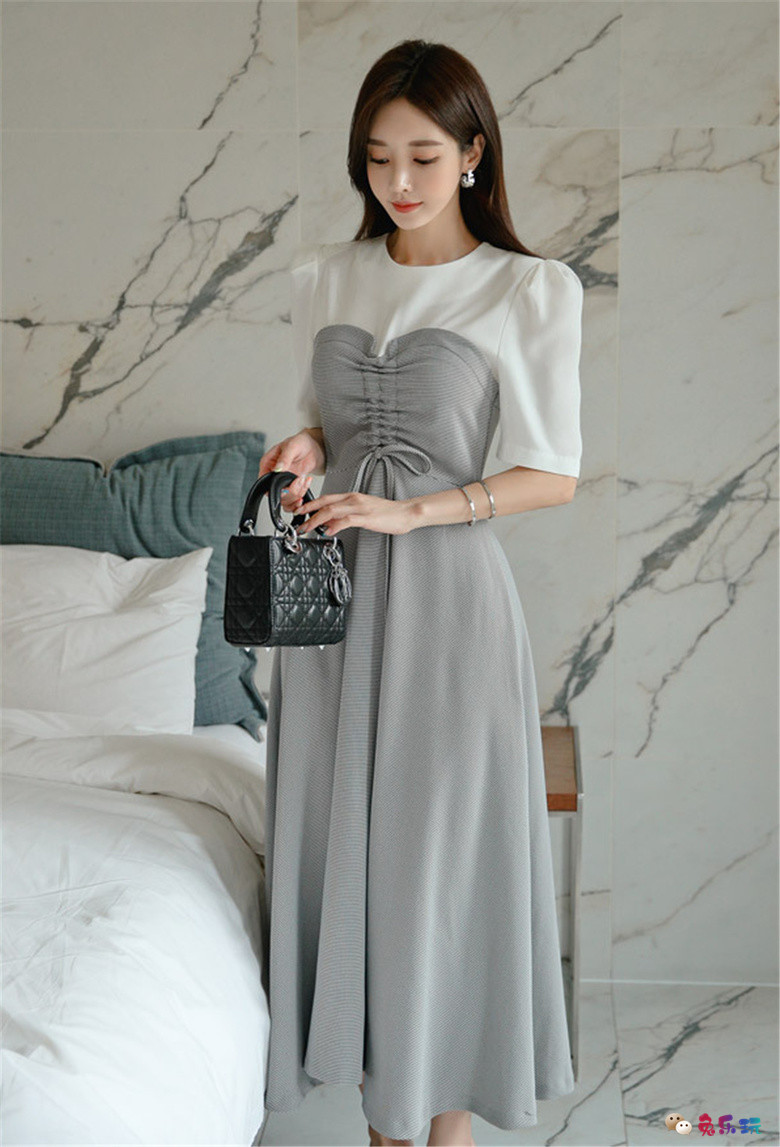 孙允珠丨田纳西俏皮青春高腰百褶长裙