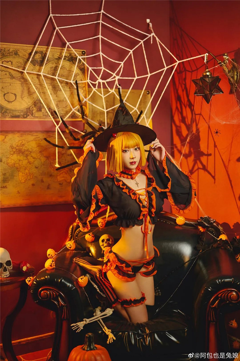 阿包也是兔娘图包合集精选丨万圣节小女巫