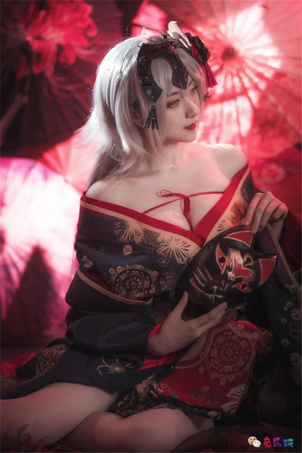 墨灼灼灼灼图包合集精选丨Fate Grand Order·黑贞·花魁