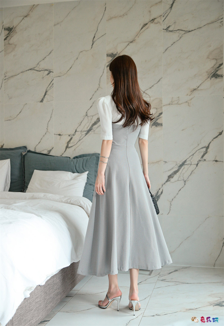 孙允珠丨田纳西俏皮青春高腰百褶长裙